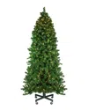 Northlight 7.5ft Pre-lit Slim Olympia Pine Artificial Christmas Tree In Green