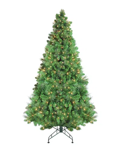Northlight 7.5ft Pre-lit Canterbury Spruce With Dewdrops Artificial Christmas  Tree - Clear Lights In Green