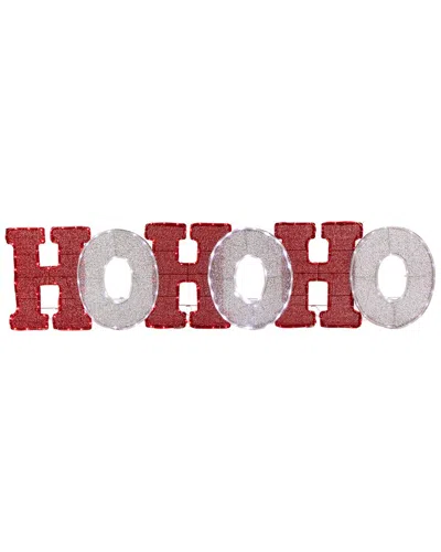 Northlight 76.75in Led Lighted Ho Ho Ho Christmas Outdoor Decoration