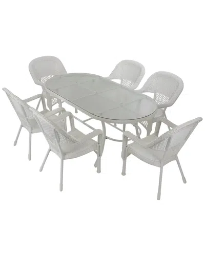 Northlight 7pc Wicker Outdoor Dining Set
