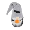 Northlight 8'' Halloween Bat Standing Gnome With Pumpkin In Black