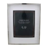 Northlight 8" X 10" Contemporary Silver & Clear Rectangular Tabletop Frame In Silver