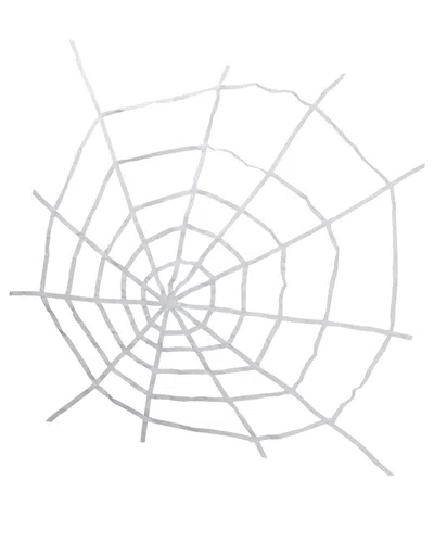 Northlight 80in Spooky Spider Web Halloween Hanging Decoration In White
