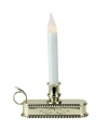 Northlight 8.75" Battery Operated Led Flickering Christmas Window Candle Lamp With Handle Base In White