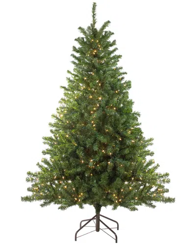 Northlight 8ft Pre-lit Medium Canadian Pine Artificial Christmas Tree - Clear Lights In Green