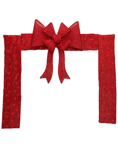 Northlight 8ft Red Led Lighted Christmas Doorway Arch Decoration