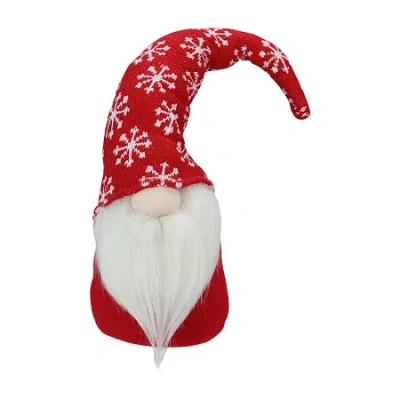 Northlight 8in Big Nose Plush Red Santa Christmas Christmas Gnome