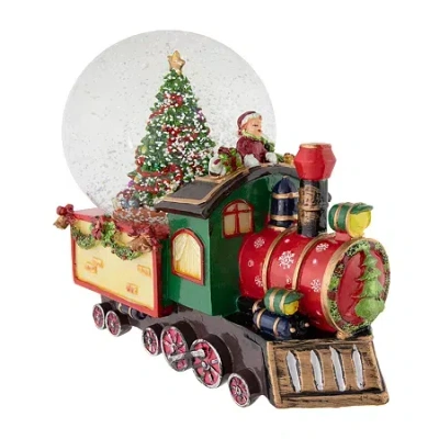 Northlight 8in Children Christmas Train Musical Christmas Snow Globe In Multi