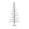 Northlight 9' Black Pre-lit Artificial Cascade Twig Christmas Tree - Green Lights In Black