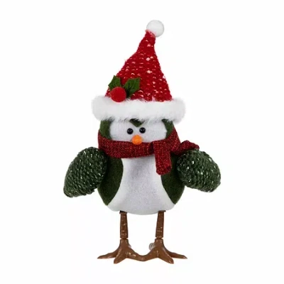 Northlight 9" Led Standing Bird Lighted Christmas Tabletop Decor In Multi