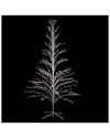 Northlight 9' Multi-color Lighted Christmas Cascade Twig Tree Outdoor Yard Art Decoration