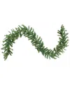 Northlight 9' Pre-lit Canadian Pine Artificial Christmas Garland In Green