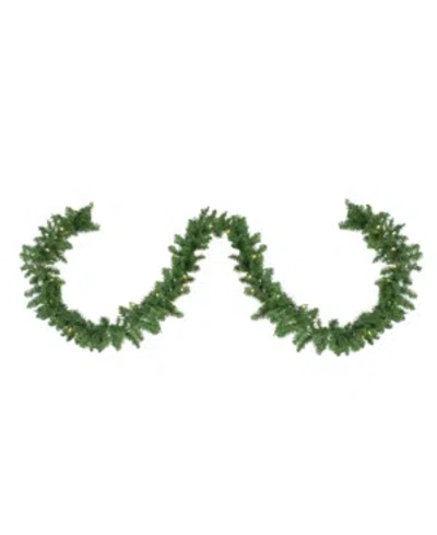 Northlight 9' Pre-lit Northern Pine Artificial Christmas Garland In Green