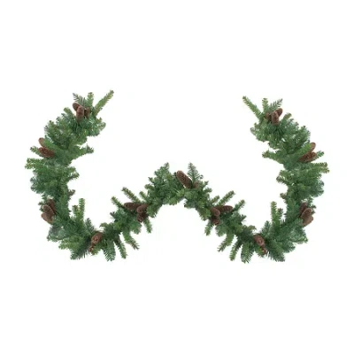Northlight 9' X 10'' Dakota Red Pine Artificial Christmas Garland - Unlit In Green