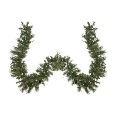 Northlight 9' X 10'' Snow Mountain Pine Artificial Christmas Garland - Unlit In Green