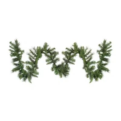 Northlight 9' X 12'' Mixed Green Canyon Pine Artificial Christmas Garland - Unlit In Multi