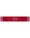 Northlight 90in Reindeer & Snowflakes Rectangular Christmas Table Runner In Red