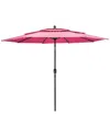 Northlight 9.75ft Outdoor Patio Market Umbrella With Hand Crank & Tilt