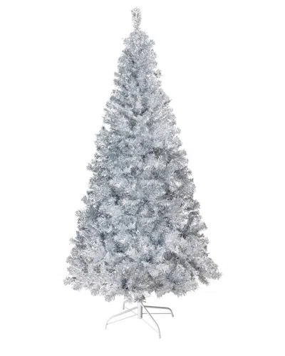 Northlight 9ft Artificial Tinsel Christmas Tree In Gray