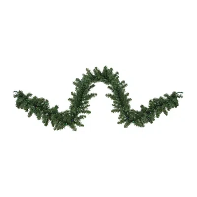 Northlight 9ft Led Canadian Pine Christmas Indoor Garland In Green