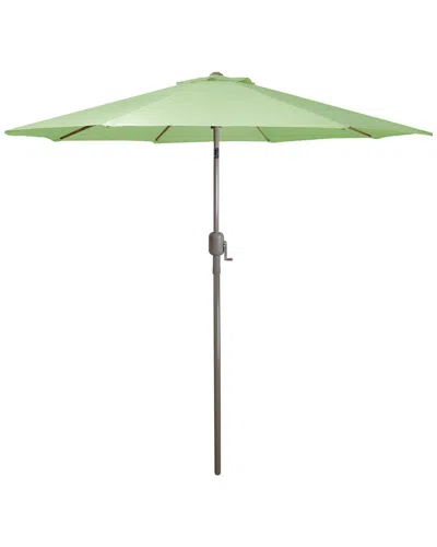 Northlight 9ft Outdoor Patio Market Umbrella With Hand Crank & Tilt In Green