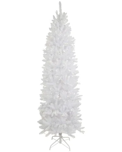 Northlight 9ft Pre-lit Rapids White Pine Pencil Artificial Christmas Tree