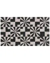 Northlight Abstract Rectangular Doormat