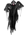 Northlight Animated Hanging Zombie Vampire With Lights Decoration In Black