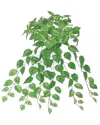 Northlight Artificial Pothos Hanging Floral Bush In Green