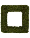 Northlight Artificial Reindeer Moss Square Wreath In Green