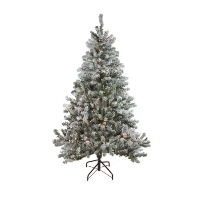 Northlight Balsam Artificial Clear Lights 7 Foot Pre-lit Pine Christmas Tree In Green