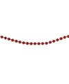 Northlight Beaded Artificial Christmas Garland-unlit In Red