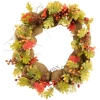 Northlight Berries And Pinecones Artificial Fall Harvest Twig Wreath, 18-inch, Unlit In Multi