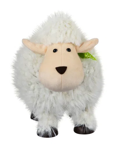 Northlight Bouncing Sheep Easter Figure In White