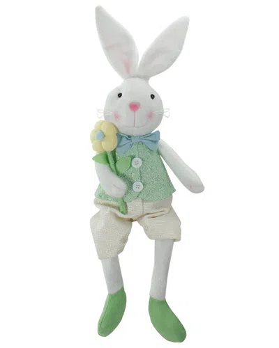 Northlight Boy Bunny Easter Table Top Figure In White