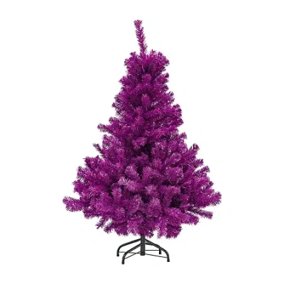Northlight Boysenberry Unlit 6 Foot Pine Christmas Tree In Purple
