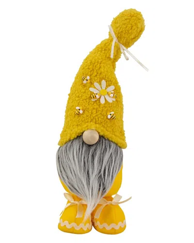 Northlight Bumblebee & Daisy Springtime Gnome In Yellow