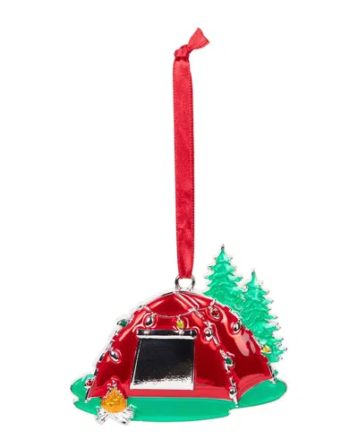 Northlight Camping Tent With Campfire Christmas Ornament In Multi