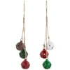 Northlight Cascading Christmas Jingle Bell Ornaments In Multi