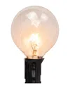 Northlight Clear G50 Globe 9ft Christmas Light Set In Black