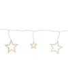 Northlight Clear Star Shaped Icicle Christmas Lights In Clear