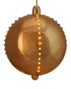 NORTHLIGHT NORTHLIGHT COPPER GOLD LED LIGHTED CASCADING SPHERE CHRISTMAS BALL ORNAMENT  7.5IN (190MM)