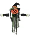 Northlight Creepy Jack-o-lantern 3-d Halloween Window Decoration In Orange