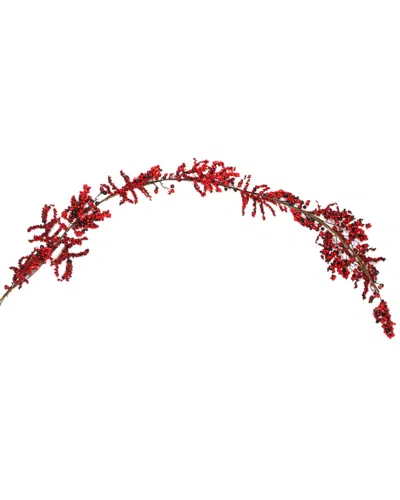 Northlight Decorative Artificial Burgundy Red Berry Christmas Garland- Unlit