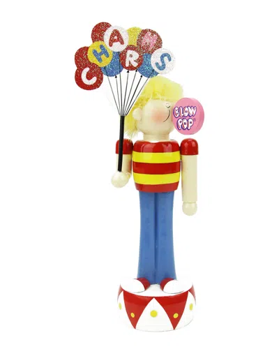 Northlight Decorative Charms Blow Pop Wooden Boy Christmas Figure In Multi