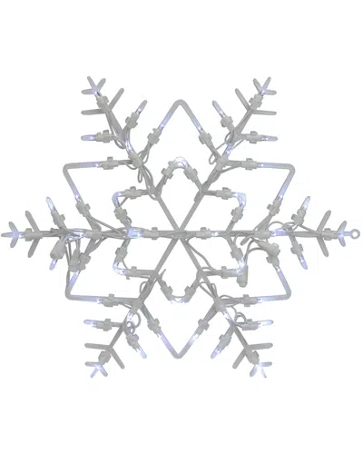 NORTHLIGHT DISCONTINUED NORTHLIGHT 18IN LED LIGHTED SNOWFLAKE CHRISTMAS WINDOW SILHOUETTE DECORATION