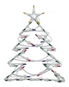 Northlight Discontinued  18in Led Lighted Tree Double Sided Christmas Window Silhouette Decoration