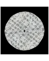 Northlight Discontinued  20in Decorative White & Silver Sequin Snowflake Pattern Mini Christmas Tree