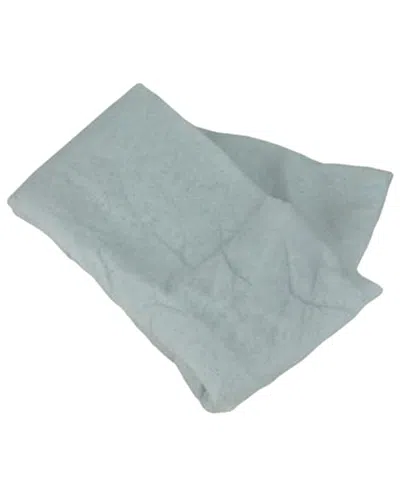 Northlight Discontinued  60in Soft Plush White Artificial Buffalo Snow Glittered Christmas Drape In Gray