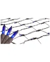 Northlight 2' X 8' Blue Mini Tree Trunk Wrap Christmas Net Lights